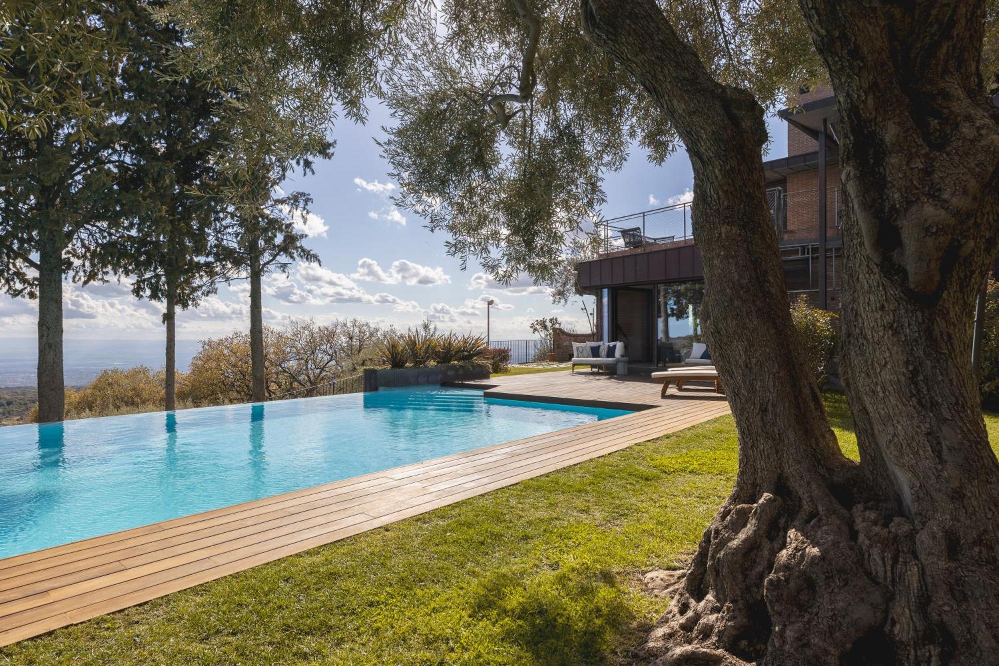 Scialaj Villa Di Lusso Sull'Etna Con Piscina E Vista Mare Ragalna Екстериор снимка
